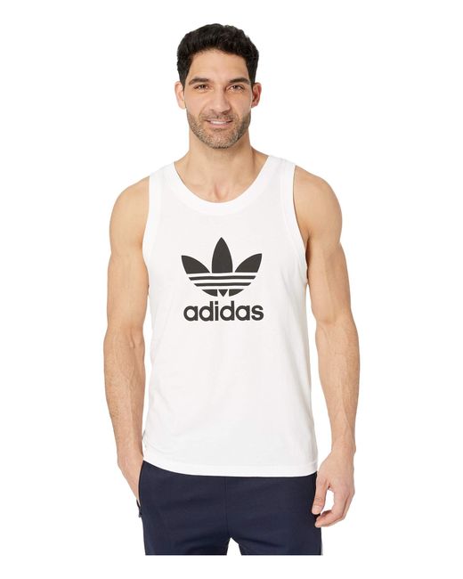 adidas trefoil tank mens