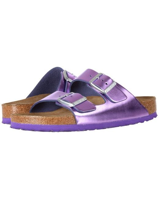 Birkenstock Purple Arizona Soft Footbed