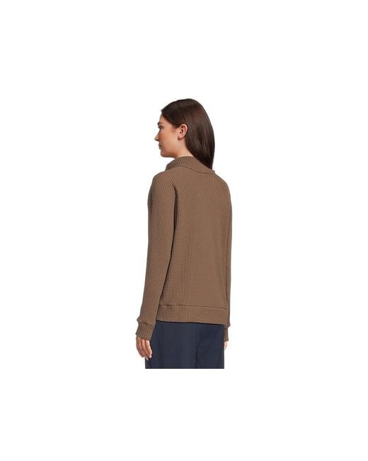 The North Face Blue Long Sleeve Mock Neck Chabot Clothing, Cotton