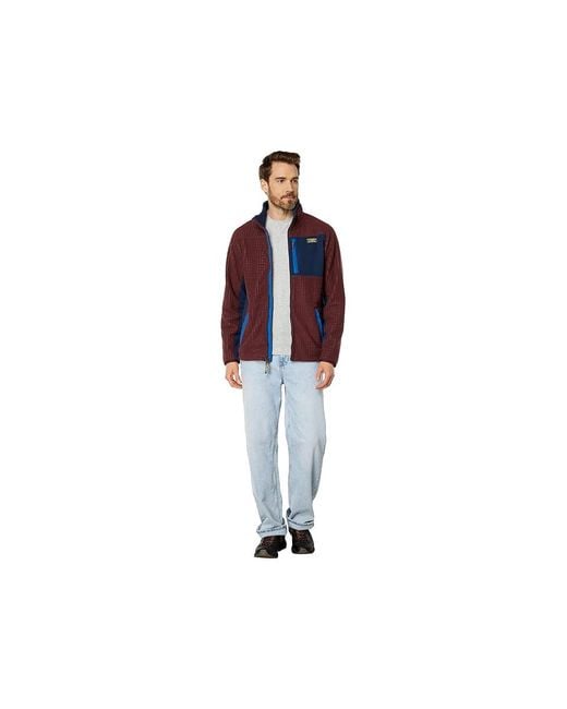 L.L. Bean Blue Mountain Classic Windproof Fleece Jacket Regular Clothing, Cotton/Fleece for men