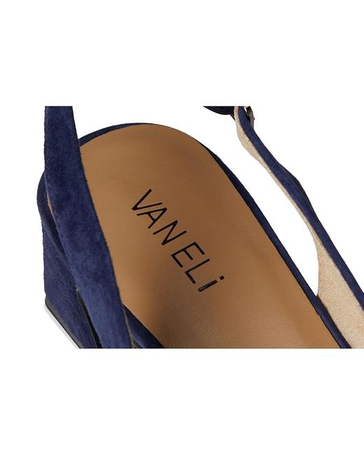 Vaneli Blue Darsy Flat Shoes 6 M (B)