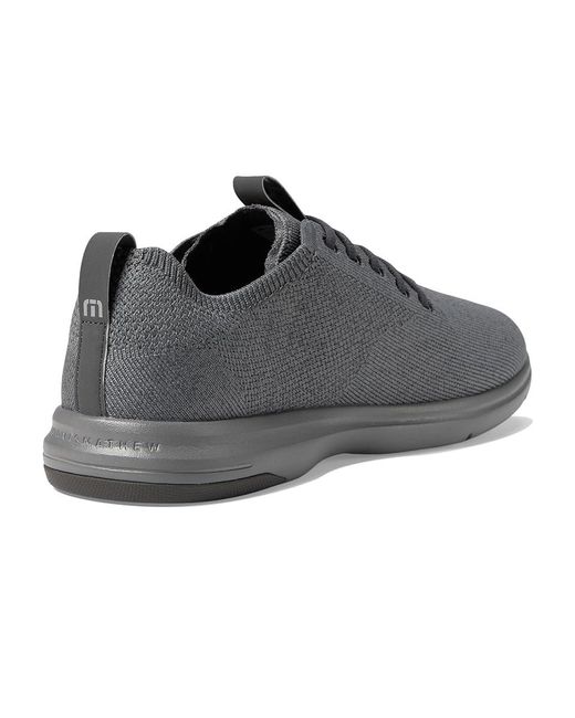 Travis Mathew Gray The Daily Lite (Heather Quiet Shade) Lace-Up Boots for men
