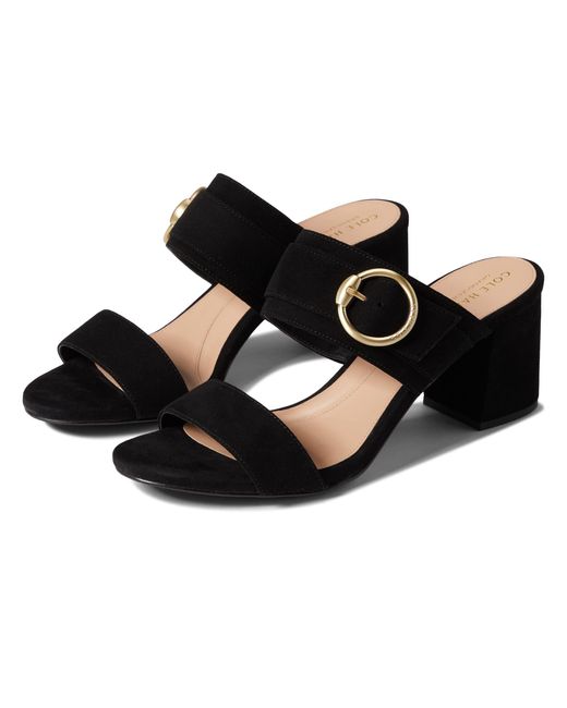 Cole Haan Leather Alina City Mule Sandal 65 Mm in Black Lyst