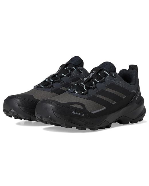 Adidas Originals Black Terrex Skychaser Ax5 Gore-Tex Hiking Shoes Climbing Shoes Carbon//Semi Flash Aqua 10.5 B