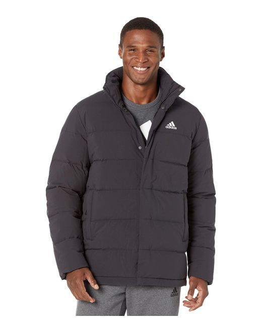 adidas Originals Synthetic Helionic Mid-length Down Jacket in Black for ...