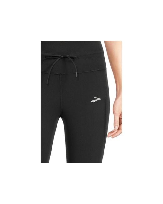 Brooks Black Luxe Tight Clothing, Polyester/Spandex