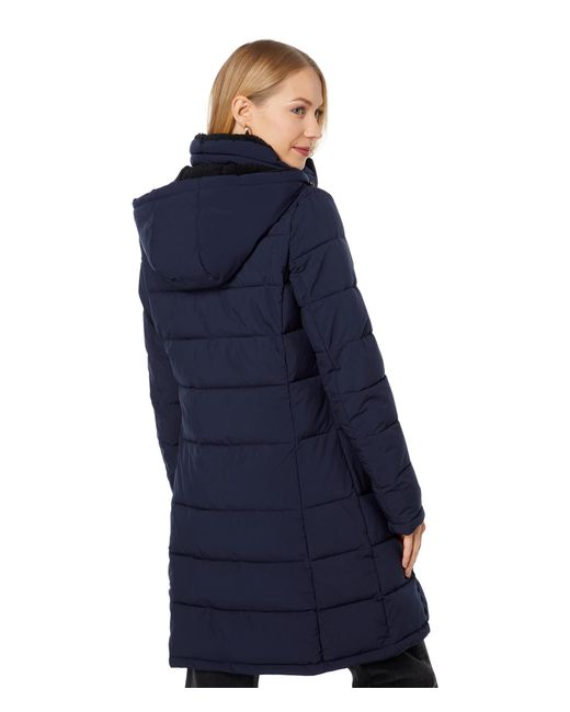 Calvin Klein Stretch Walker Puffer Jacket in Blue | Lyst