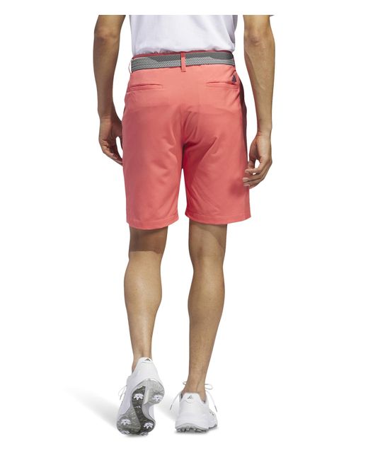 Adidas Red Ultimate365 8.5 Golf Shorts for men