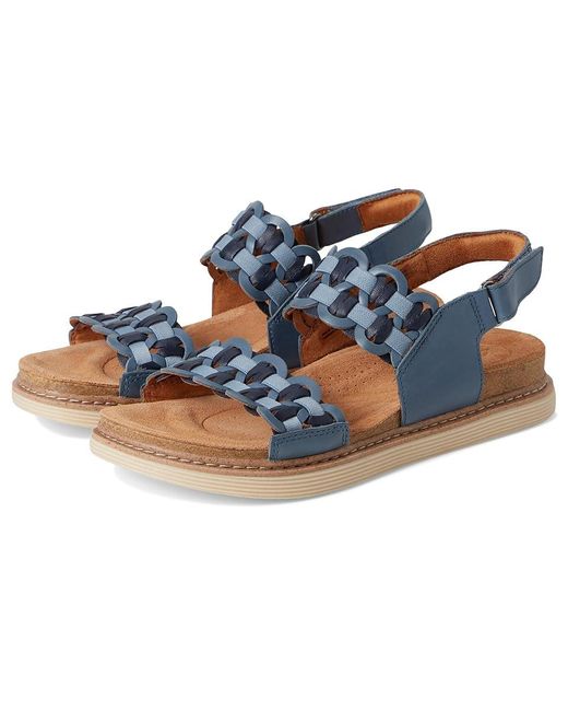 Clarks Blue Arwell Glide Sandals 7.5 C