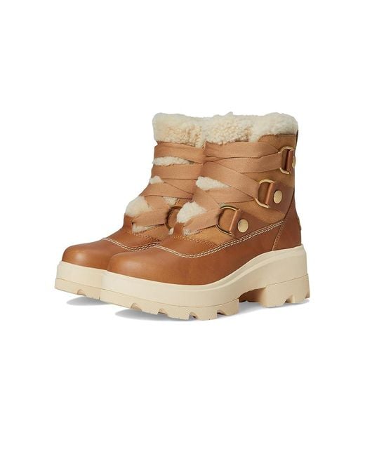Sorel Brown Joan Frwd Cozy Boots Waterproof Cold Weather Boots Tawny Buff/Honey 11 B