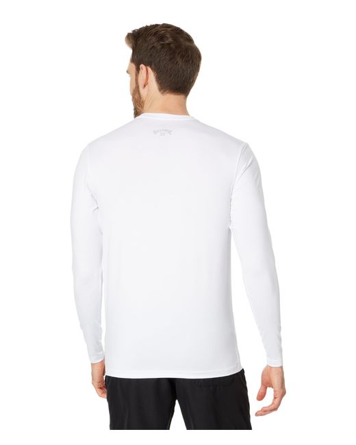 Billabong All Day Wave Loose Fit Long Sleeve Rashguard in White for Men ...