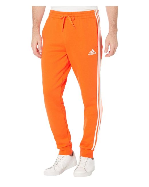essentials 3 stripes tapered cuffed joggers