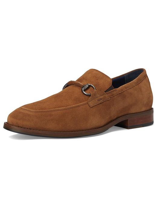 Johnston & Murphy Brown Landry Bit Shoes 9.5 M (D) Full Grain Leather for men