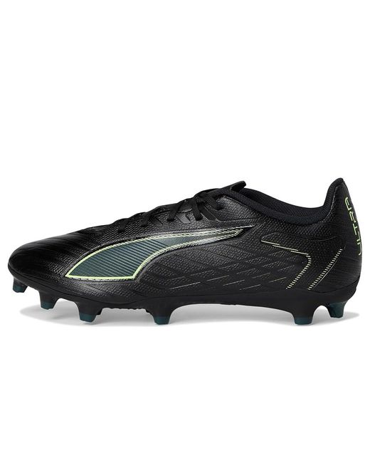 PUMA Black Ultra 6 Play Firm, Artificial Ground Soccer Cleats Soccer Shoes/Fizzy Light/ Terrain 9.5 D for men