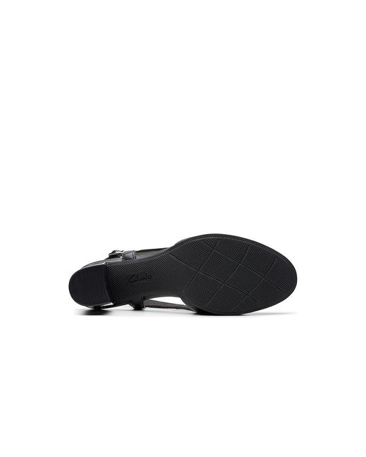 Clarks Black Bayla Joy ( Leather) High Heels