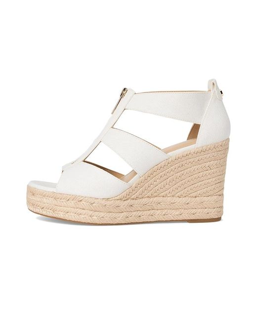 MICHAEL Michael Kors Black Etta Wedge Wedge Shoes