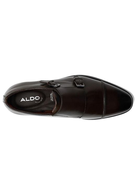 ALDO Black Zigof Lace Up Wing Tip Shoes Eu 43.5 (Us 10.5) D for men