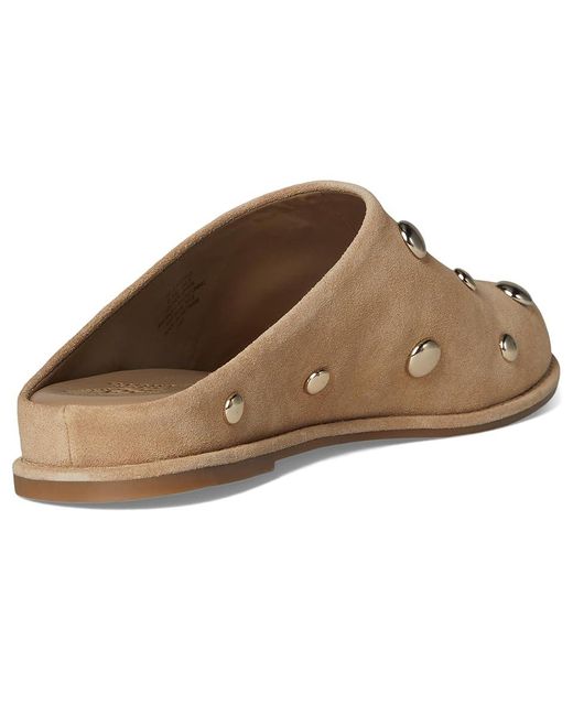 Vince Camuto Multicolor Cassius Studded Flat Mule Flat Shoes, Leather