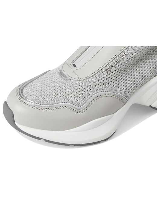 MICHAEL Michael Kors Metallic Zuma Slip-On Trainer Shoes, Synthetic