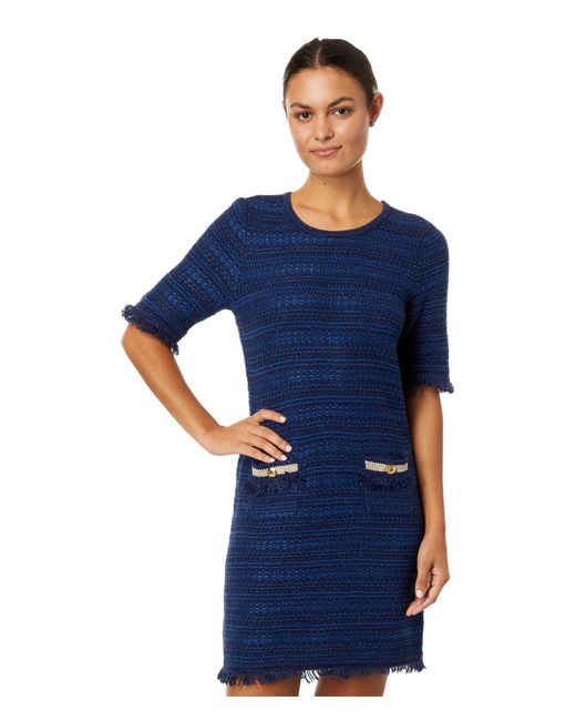 Lilly Pulitzer Blue Beckington Sweater Dress