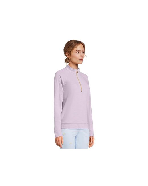 Lilly Pulitzer Purple Ashlee Pullover Sweatshirt, Cotton/Polyester