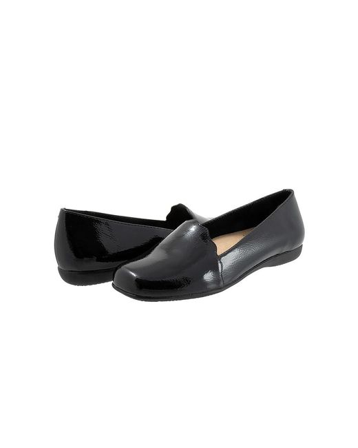 Trotters Black Sage Shoes 7 W (D)