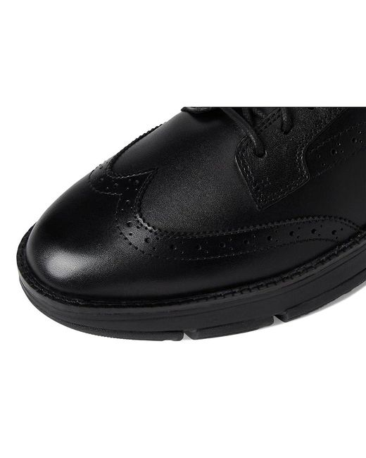 Cole Haan Black Zerogrand Revel Wingtip Oxfords Shoes/ 6 C