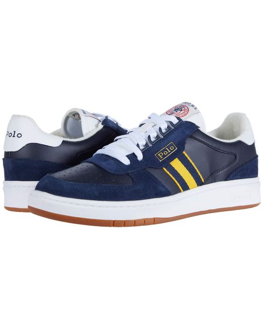 polo ralph lauren men's court sneakers