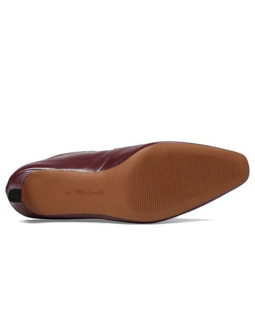 Madewell Brown The Dimes Kitten-Heel Boot