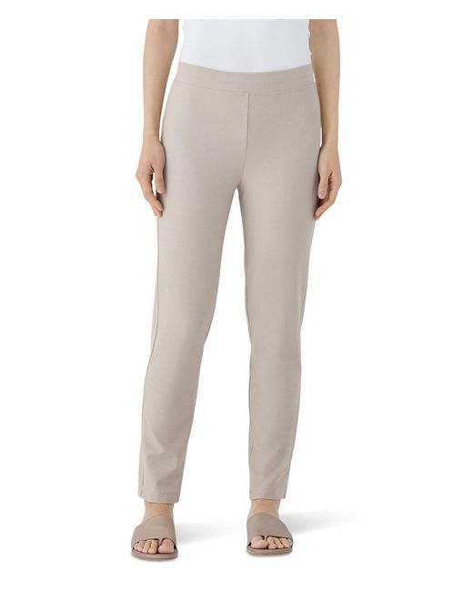 Eileen Fisher Gray Slim Ankle Pants