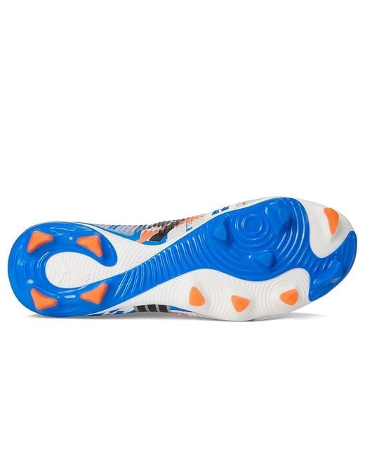 PUMA Blue Future 8 Match Firm, Artificial Ground Soccer Cleats Soccer Shoes -Ultra-Feather- -Glowing 10 D for men