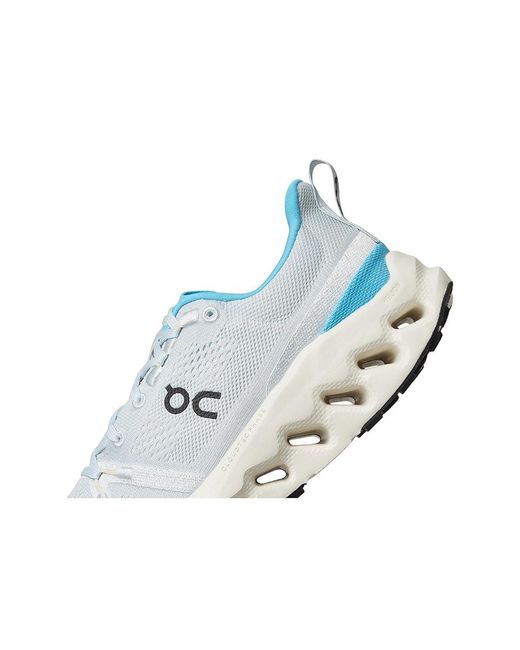 On Shoes Black Cloudsurfer Trail Climbing Shoes Arctic/Ivory