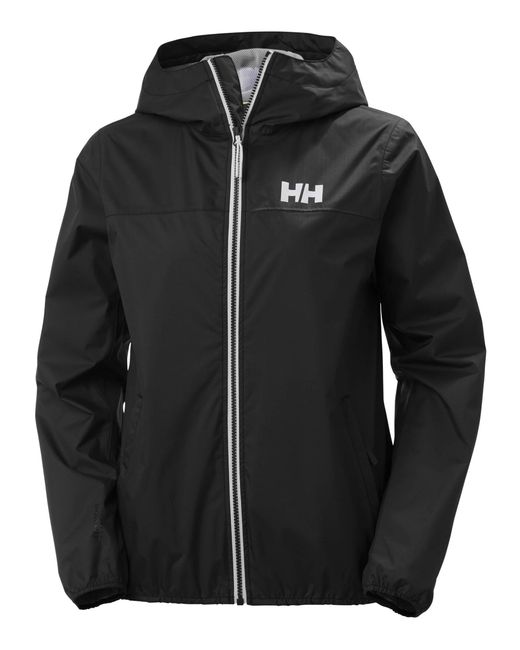 Helly Hansen Belfast Packable Rain Jacket Black Save 21 Lyst