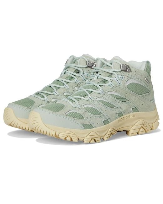 Merrell Metallic Moab 3 Mid Wp Shoes, Leather/Suede