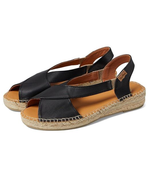 Toni Pons Black Elda-P ( Leather) Shoes