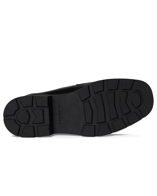 Clarks Black Lauryl Tassel Flat Shoes 9 B