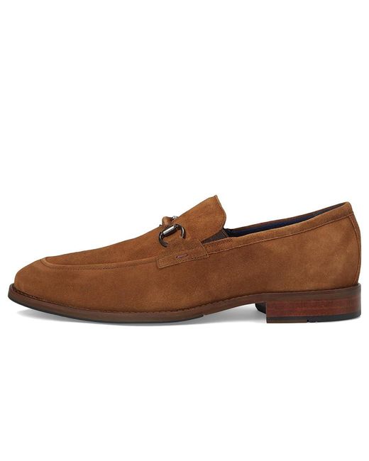 Johnston & Murphy Brown Landry Bit Shoes 9.5 M (D) Full Grain Leather for men