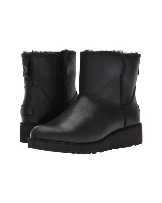 UGG Kristin Leather in Black | Lyst