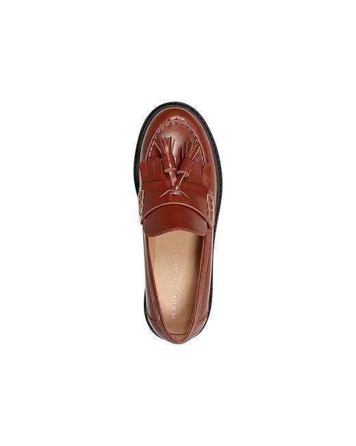 Marc Fisher Brown Ozzie (Medium Leather) Flat Shoes