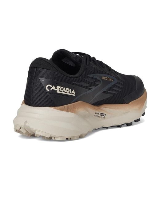 Brooks Black Cascadia 19 Gtx(R) Running Shoes/Ebony/Chateau 7 D for men