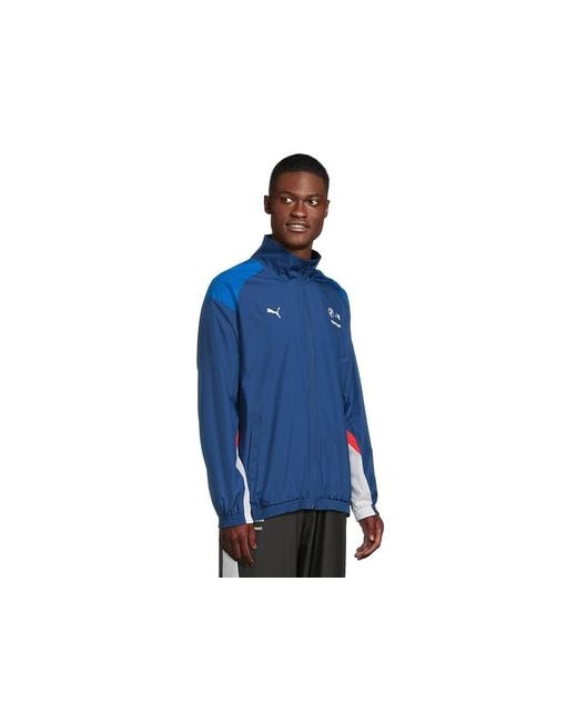 PUMA Blue Bmw M Motorsport Woven Jacket Jacket Pro/Multi Color, Polyester for men