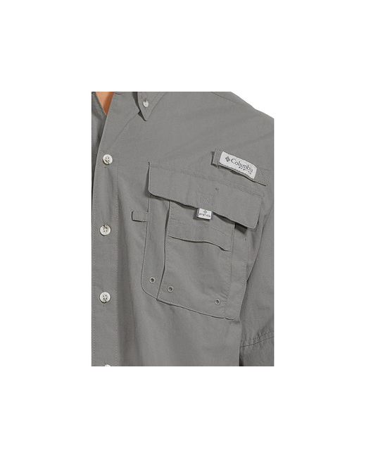 Columbia Gray Bahamatm Ii Long Sleeve Shirt Long Sleeve Button Up 1, Nylon for men