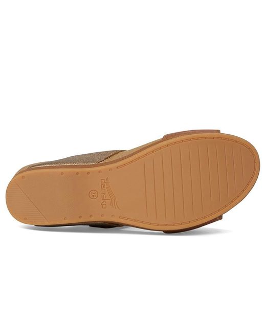 Dansko Brown Shannon Clog Shoes, Leather