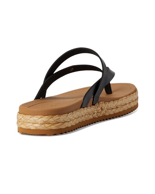 Reef Black Vista Carmen Sandals 7 B