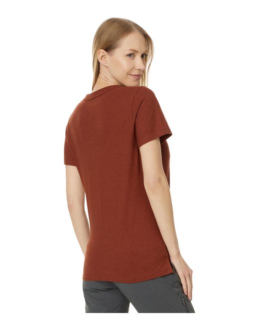 Smartwool Red Perfect V-neck Short Sleeve Tee