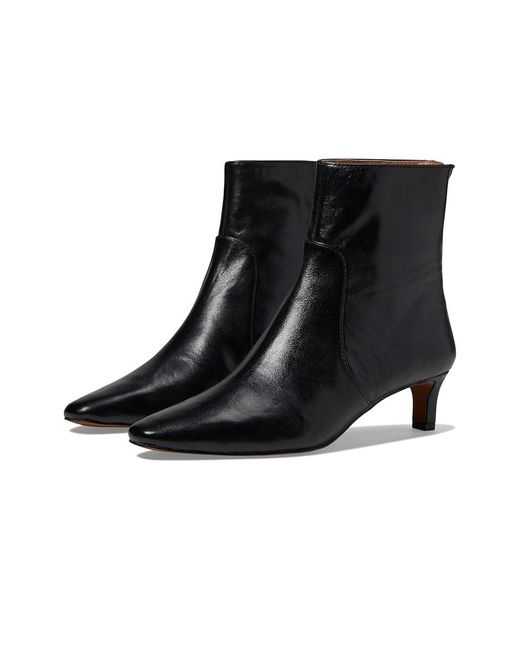 Madewell Black The Dimes Kitten-Heel Boot