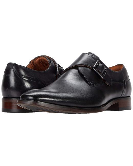 sorrento plain toe single monk strap