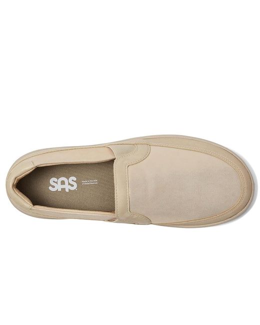 SAS White Chuy-X Slip On Comfort Loafer Shoes 11 W