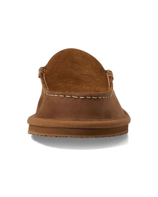 L.L. Bean Brown Wicked Good Slipper Scuff 4 (Saddle) Shoes