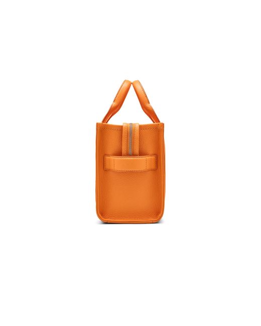 Marc Jacobs Orange The Leather Small Tote Bag